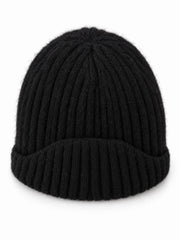 Ussuris Wool Fisherman Beanies for Men Women Short Cuff Knit Beanie