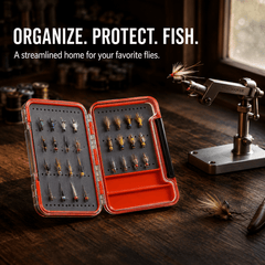 Ussuris Portable Fish Hooks Storage Container with Transparent Lid for Freshwater Saltwater