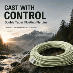 Ussuris Double Taper Floating Fly Fishing Line: 2-8F, 100 ft