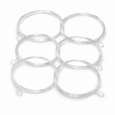 Ussuris Pre-Tied Loop Tapered Leader Fly Fishing Leader 6 Pack, 7.5FT, 9FT,Nylon Clear Fly Line Leader 3X 4X 5X 6X