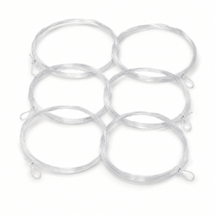 Ussuris Pre-Tied Loop Tapered Leader Fly Fishing Leader 6 Pack, 7.5FT, 9FT,Nylon Clear Fly Line Leader 3X 4X 5X 6X