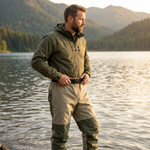Ussuris Waterproof Breathable Stockingfoot Wading Pants Waist Fishing Waders