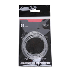 Ussuris Pre-Tied Loop Tapered Leader Fly Fishing Leader 6 Pack, 7.5FT, 9FT,Nylon Clear Fly Line Leader 3X 4X 5X 6X