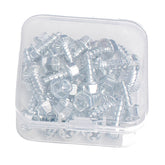 Ussuris 30pcs Wading Boot Studs,Steel Screw-in Fishing Boot Studsfor Felt Or Cleated Footwear