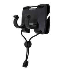 Ussuris 3rd Hand Fishing Clip Rod Holder Rotatable for Fly Fishing Bank Fishing Belt Wading