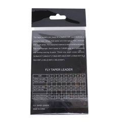 Ussuris Pre-Tied Loop Tapered Leader Fly Fishing Leader 6 Pack, 7.5FT, 9FT,Nylon Clear Fly Line Leader 3X 4X 5X 6X