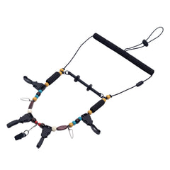 Ussuris Fly Fishing Lanyard Neck unload Necklace Adjustable Tool Holder with Foam Neck Strapfor