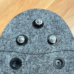 Ussuris Screw-in Studs for Wading Boots,Stainless Steel Traction Stud for Fishing Shoes and Boots,Pack of 26 Studs Includes Installation Tool