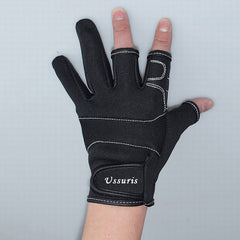Ussuris Cut 3 Fingers Gloves For Fishing Hunting Tactial Outdoors
