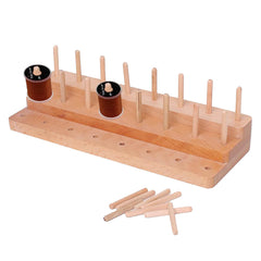 Ussuris Wooden Fly Tying Thread Spool Stand,Spools Thread Holder Organizer