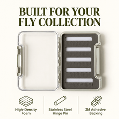 Ussuris 2pcs Premium Slim Clear Fly Box