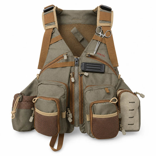 Fly Vest: The Ultimate Breathable, Waterproof, and Multi-Pocket Fishing Solution for Men