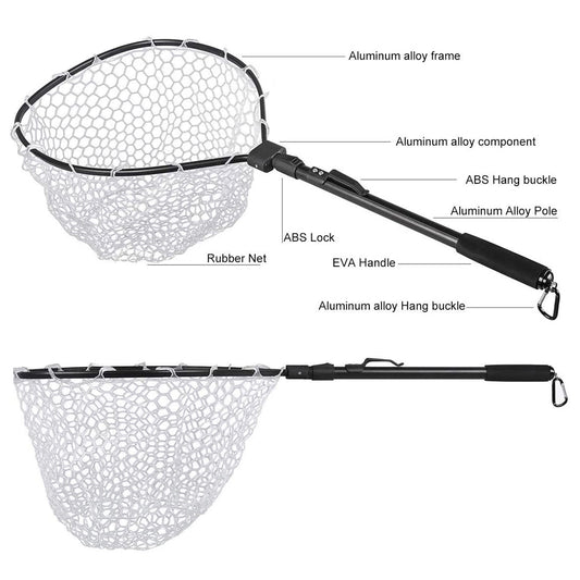 Fishing Net: Choosing the Best Carbon Fiber Rubber Landing Net for Trout
