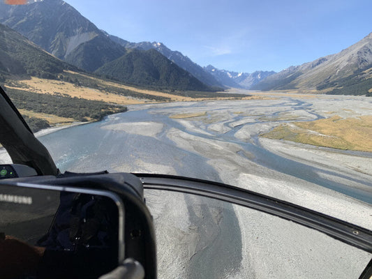 Sight fishing in clear mountain rivers and streams"