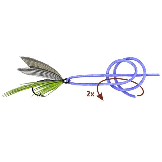 How to tie the Harvey Dry Fly Knot