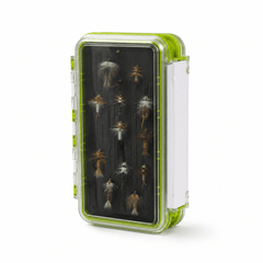 Ussuris Waterproof Sealed, Clear Fishing Tackle Box Tray Storage Case, Slit Foam for Jig Heads-Flies-Spoons-Rigs and Lures