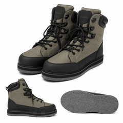 Ussuris Fly Fishing Felt & Rubber Sole Wading Boots Waders Shoes
