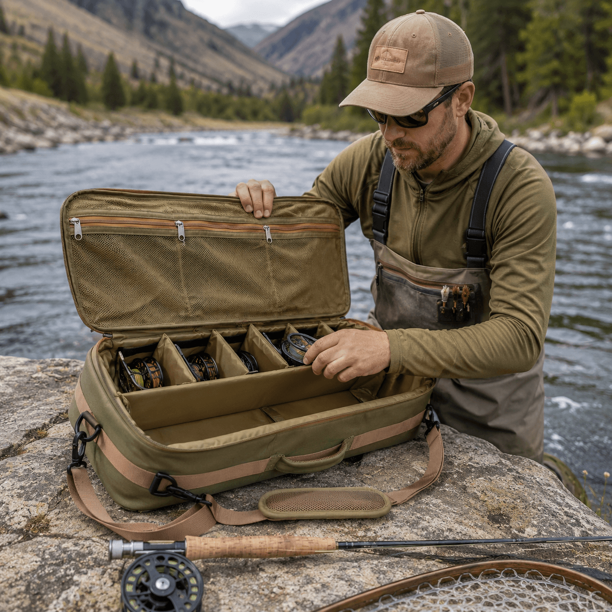 Ussuris Carry-On Fly Fishing Rod Travel Case, 31