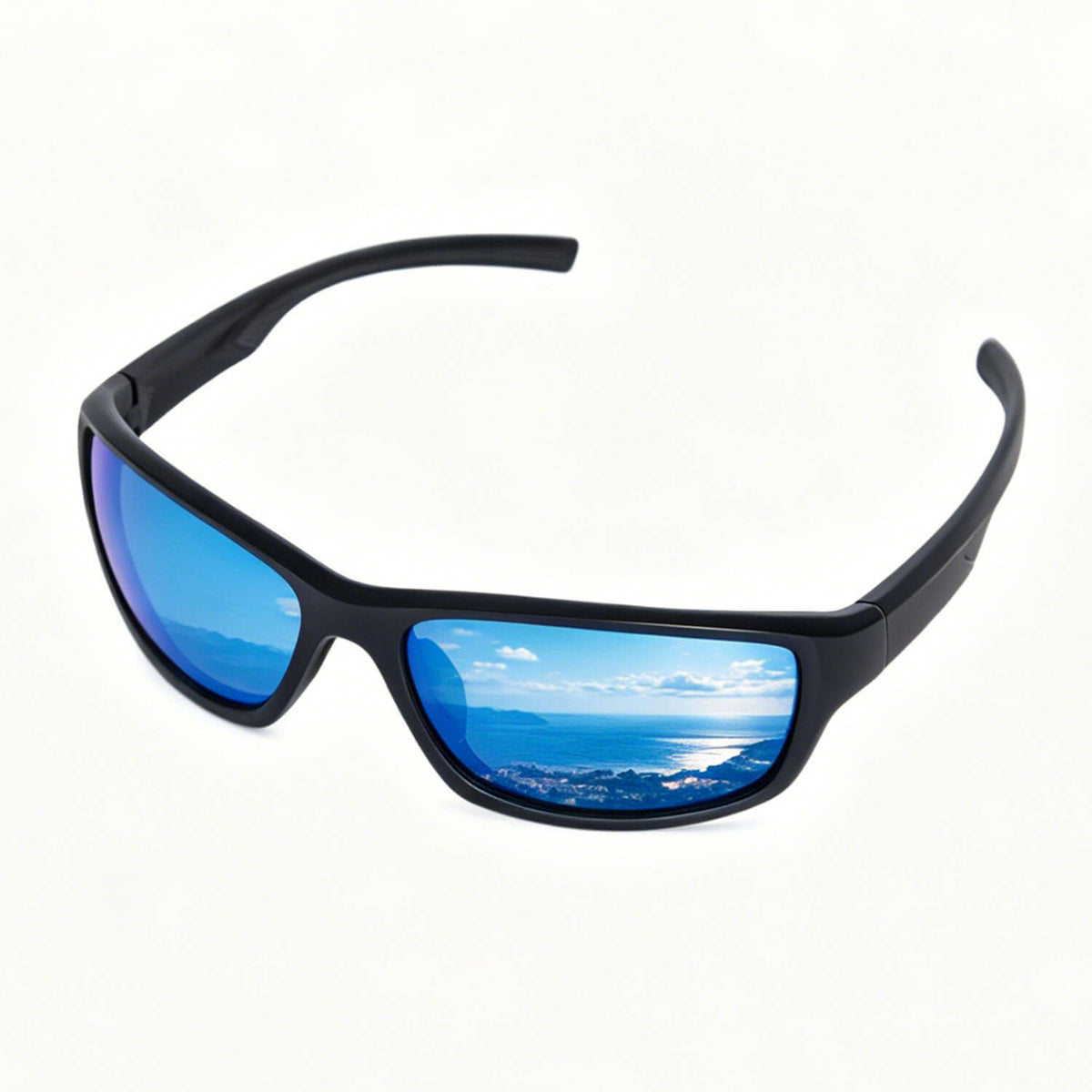 Ussuris Polarized Sunglasses for Men Women UV 400 Wrap-Around Design Sport Fishing Sunglasses