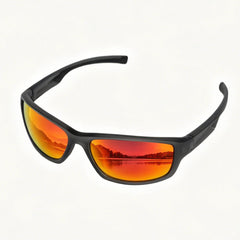 Ussuris Polarized Sunglasses for Men Women UV 400 Wrap-Around Design Sport Fishing Sunglasses