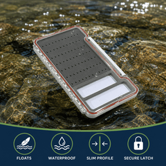 Ussuris Diamond Slid In Easy Foam Hooks Grip Fly Boxes.