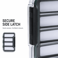 Ussuris Super Slim Magnetic Back Waterproof Fly Fishing Box