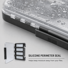 Ussuris Super Slim Magnetic Back Waterproof Fly Fishing Box