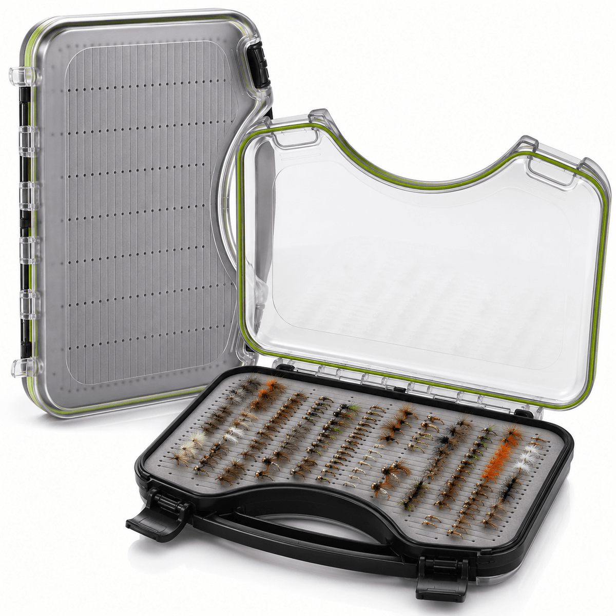 Ussuris Boat Box for Streamers Waterproof Fly Box for Saltwater Flies Fly Fishing