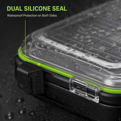 Ussuris Boat Box for Streamers Waterproof Fly Box for Saltwater Flies Fly Fishing