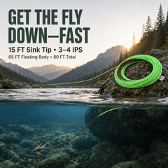 Ussuris Mainstream Sinking Tip Fly Fishing Line
