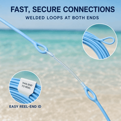 Ussuris AVID Saltwater Fly Fishing Line, Weight Forward Floating, 90 FT, Sandy Blue