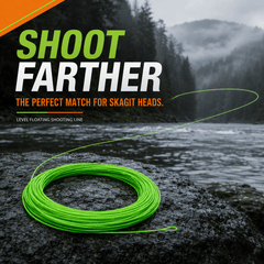 Ussuris Fly Line Floating Shooting Line/Running Line with Front Loop, 20LB/30LB, .026’’ .032’’ .037’’ .042’’
