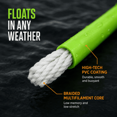 Ussuris Fly Line Floating Shooting Line/Running Line with Front Loop, 20LB/30LB, .026’’ .032’’ .037’’ .042’’