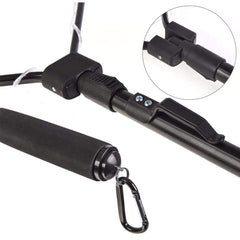 Ussuris Aluminum Alloy Pole fold Rubber Fishing Net for Fly Fishing Network
