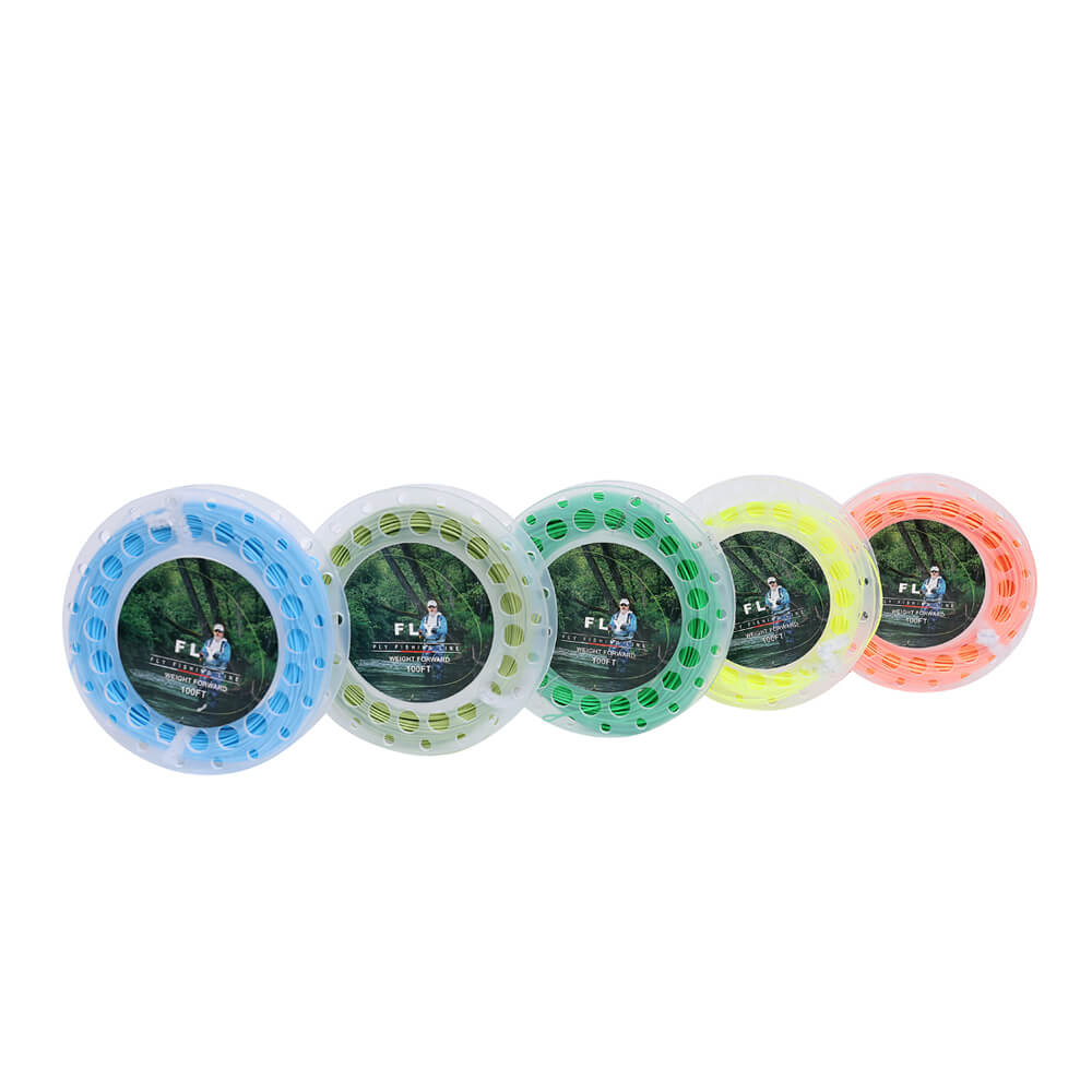 Ussris Floating 100FT Fly Fishing Line Weight Forward Design with Welded Loop (3F,4F,5F,6F,7F,8F)