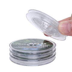 Ussuris Clear Nylon Tippet Line with Holder Fly Fishing Tippets Leaders Trout 0X 1X 2X 3X 4X 5X 6X 7X