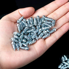 Ussuris 100pcs Tire Studs Screw in Tire Studs for Wading/Running/Fly Fishing Boots,Running ShoesFat/Snow Bike,Lawnmower,Lawn Sweeper，snowblower,Small Tractor,ATV,UTV,Motorcycle