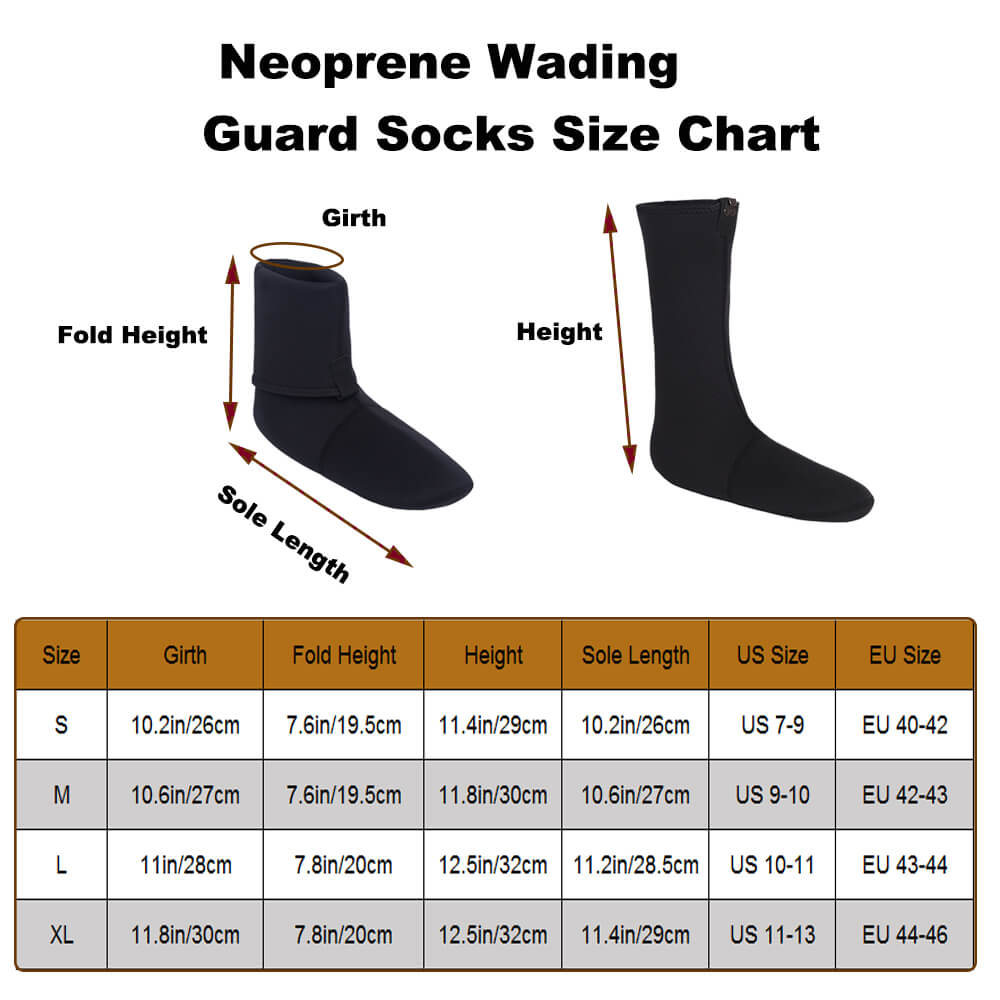 Ussuris Unisex-Adult Neoprene Guard Sock 3mm Ash - Small