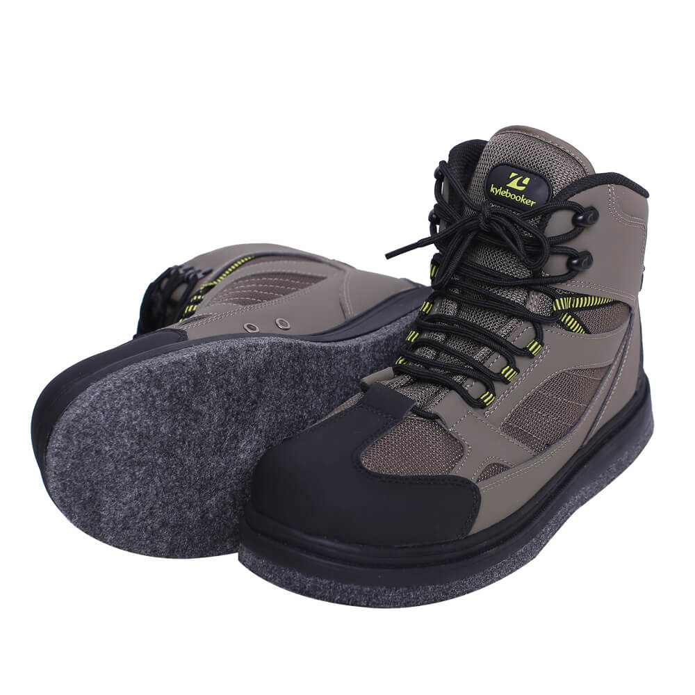 Ussuris Fly Fishing Felt & Rubber Sole Wading Boots Waders Shoes