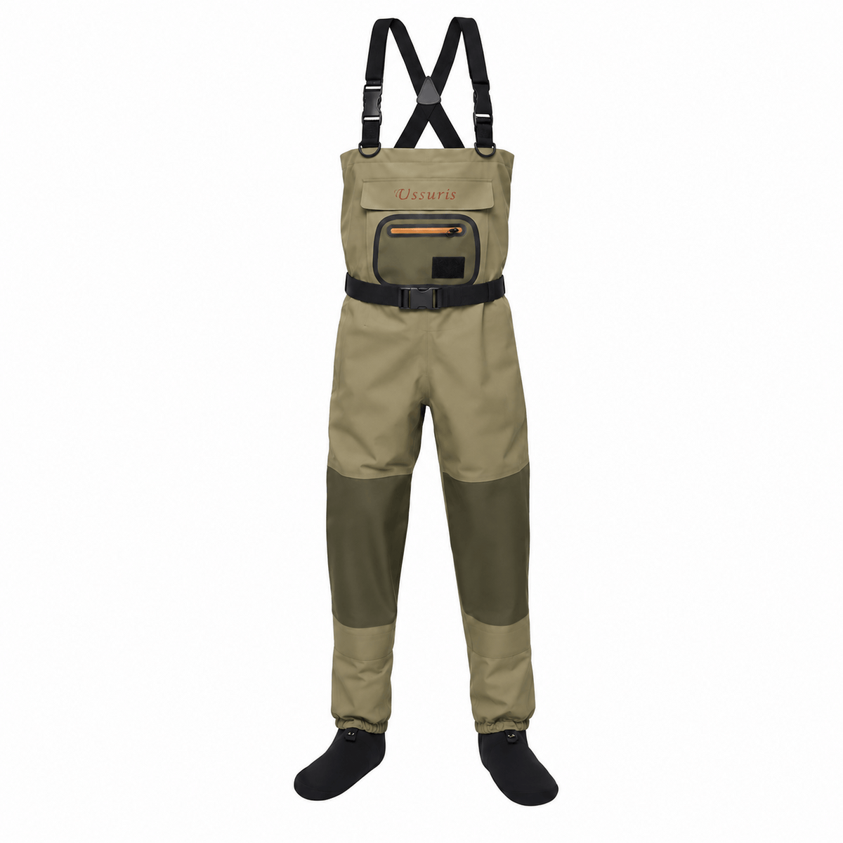 Ussuris Fishing Breathable Stockingfoot Chest Waders